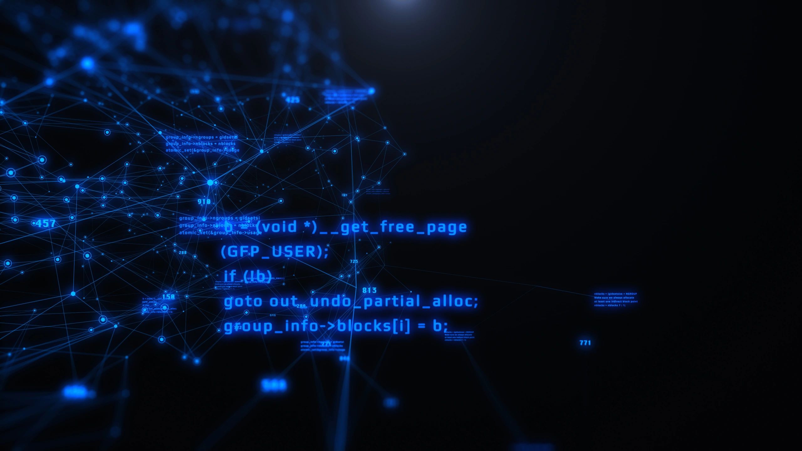 ERP analytics screen with charts and data visualization